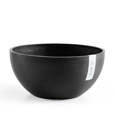 Ecopots Brussels rund sort 30 cm Ecopots Brussels rund sort 30 cm